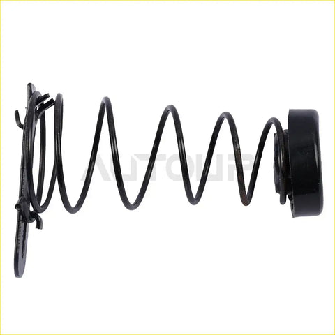 Black metal coil spring hood up spring for jeep wrangler jk 2007–2018 with flat end cap and hook on opposite side
