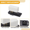 White rectangular hvac blower motor resistor with black mounting base and metal terminals for 4wd ute offroad use