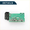 Green printed circuit board hvac blower motor resistor with black connector for toyota highlander 2008-2018