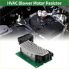 Gray hvac blower motor resistor with textured surface and black terminals on green circuit board for toyota highlander 2010-2017