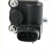 Black plastic idle air control valve for toyota tercel paseo 1998-1999 with silver bolts and multi-pin connector back view