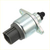 Silver metallic idle air control valve with black plastic connectors and gasket for toyota avanza 1.5l back side
