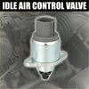 Gray and silver idle air control valve with cylindrical body threaded connector and flange for toyota avanza 1.5l 2006 2012