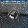 Black plastic idle speed sensor connector plug with white contacts on wet surface for Toyota VSS TPS IACV