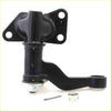 Black painted metal idler arm with mounting bracket and threaded shaft for nissan d22 crew cab 1997-2004