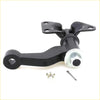 Black painted metal idler arm for nissan d22 crew cab 1997-2004 with silver threaded bolt and nut assembly