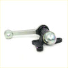 Black and silver metal idler arm support ball joint with spherical head for Toyota Hilux 2WD 4WD 1997-2005