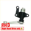 Black and silver right-hand drive idler arm support with spherical ball joint for toyota hilux 1997-2005