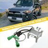Silver metallic ignition control module replacement for toyota 4runner 1984-1989 with green connectors and black wiring back view
