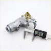 Silver metal car ignition switch with beige plastic connector and black rubber boot for toyota hilux 4x4 surf lock set