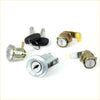 Silver and brass ignition door lock cylinders with matching keys for toyota hilux 5th gen 4runner 1988-1997