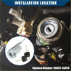 Silver metallic ignition lock cylinder with black key fob and keys for toyota 4runner 1996-2002 installation view