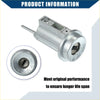 Silver metal ignition lock cylinder with keyway and engraved text for toyota 4runner 1996-2002