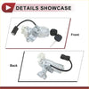 Silver metal ignition lock cylinder with black key and rubber-coated wire for toyota echo 2000-2005