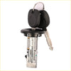 Black plastic key cover with two keys attached on metallic ignition lock cylinder assembly for gm silverado tahoe