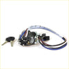 Silver metal ignition lock switch with bundled wires and black key for mazda b series b2000 b2200 b2600 cars