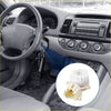 White plastic car door lock actuator with beige connector housing for ignition start steering switch assembly toyota tundra