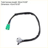 Black coiled ignition starter switch harness with green connector and white cylinder for toyota land cruiser 2008-2021