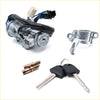Silver ignition switch assembly with black wiring and two keys for mitsubishi delica cargo space gear 1994-2007
