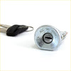 Silver automotive ignition switch with lock acc on start markings and key for toyota hilux 1978-1983 models
