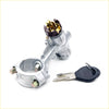 Silver metal ignition switch lock with brass keyhole insert and two black keys for nissan exa pulsar nx xe n13 86-90