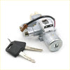 Silver metal ignition switch with black white plastic parts and start label for nissan terrano qx4 1999-2001