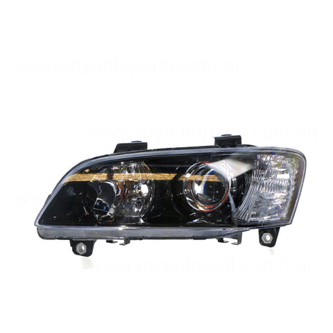 APG All Crash Black Projector Head Lamp Passenger Side