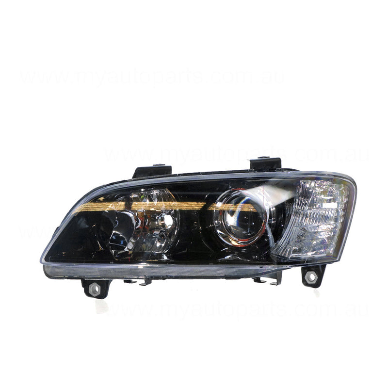 APG All Crash Black Projector Head Lamp Passenger Side