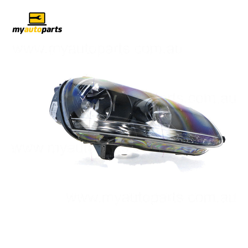APG All Crash Black Head Lamp Drivers Side OEM Suits