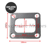 T2, T25, and T28 Turbochargers Inlet Manifold Turbo Gasket