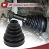 Black rubber inner cv joint boot with ribbed accordion design for toyota 4runner 2024 model