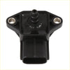 Black plastic intake air pressure sensor for toyota 4wd ute with central rubber tube and two metal mounting holes