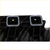 Black plastic intake manifold for ram 1500 2500 3500 2011–2018 with two rectangular white rubber gasket-lined openings