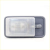 Gray plastic interior dome light for Toyota Hilux 1997-2005 with textured translucent cover and on off switch