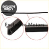 Black rubber weather stripping seal for interior door belt trims on vb vc vh vk vl models, shown from back side