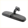 Black plastic interior rear view mirror for Toyota Hilux 2004-2015 with mounting bracket and integrated clip shown from back