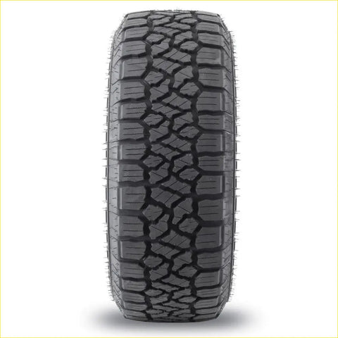 Black rubber Kenda Klever AT2 tire with aggressive deep tread designed for off-road use 265/65 R18 size