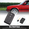 Black plastic key fob remote case shell with two buttons for lock and unlock for toyota prius 2004-2009