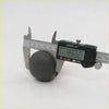 Black leather shift knob ball with stitched texture measured by digital caliper for toyota hilux vigo 2004-2010