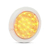 LED Autolamps Indicator Lamp Clear Round 130mm 12-24V