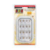 LED Autolamps Indicator Lamp Clear with Chrome Reflector