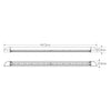 LED Autolamps Awning Lamp Black 12V 20cm Cable 23450BLK