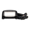 LED Autolamps Licence Plate Lamp with Black Bracket and