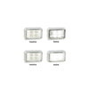 LED Autolamps Chrome Series Front Marker with 40cm Cable