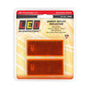 LED Autolamps Reflector Amber 70mmx30x6mm Rectangular