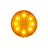 LED Autolamps Indicator Lamp Round Coloured Lens 80mm
