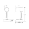 LED Autolamps Reading Lamp Black Height 120mm 130