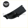 Black plastic led rearview side mirror turn signal light with circular cutout for ford everest ranger back side
