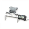 Gray plastic left door hinge for isuzu faster kb 1980-1988 measured with caliper showing 86.69 mm length