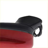 Black plastic handle with glossy finish attached to red container on left door mirror for Mazda CX-5 2017 plus with blind spot